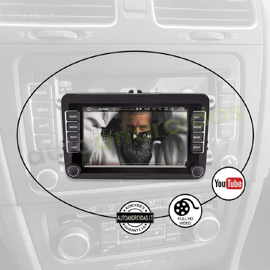 Vw, Skoda, Seat 2003-13 Android multimedia Usb/GPS - nuotraukos Nr. 9