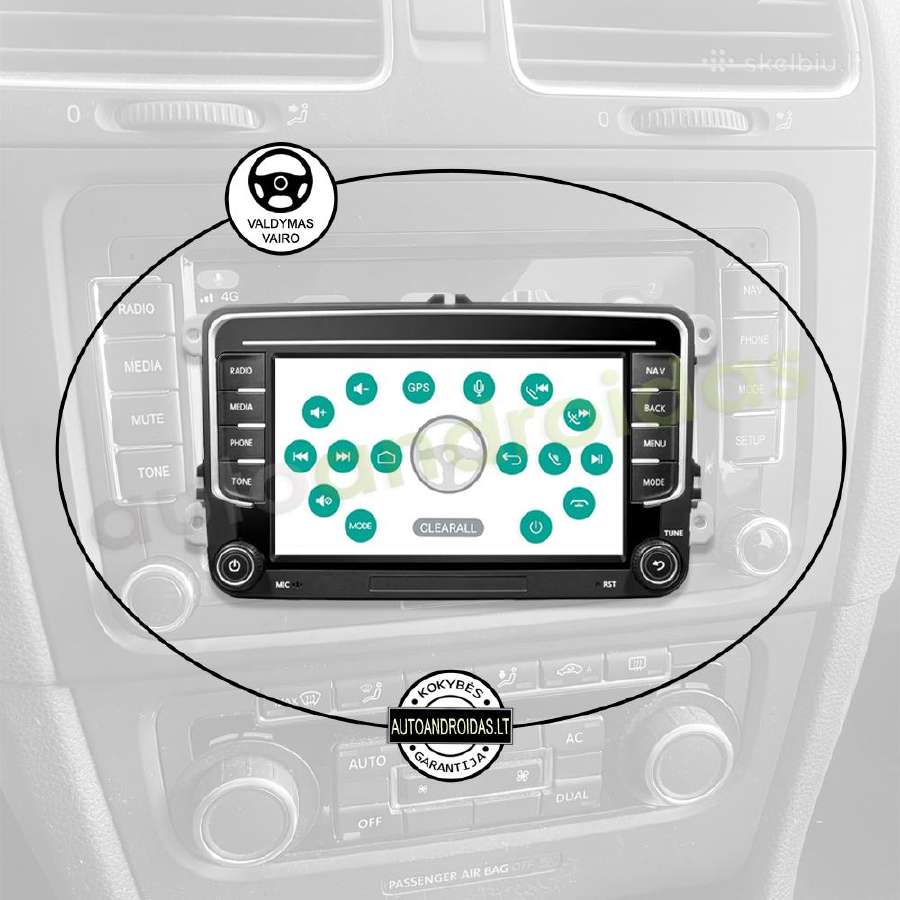 Vw, Skoda, Seat 2003-13 Android multimedia Usb/GPS - nuotraukos Nr. 12