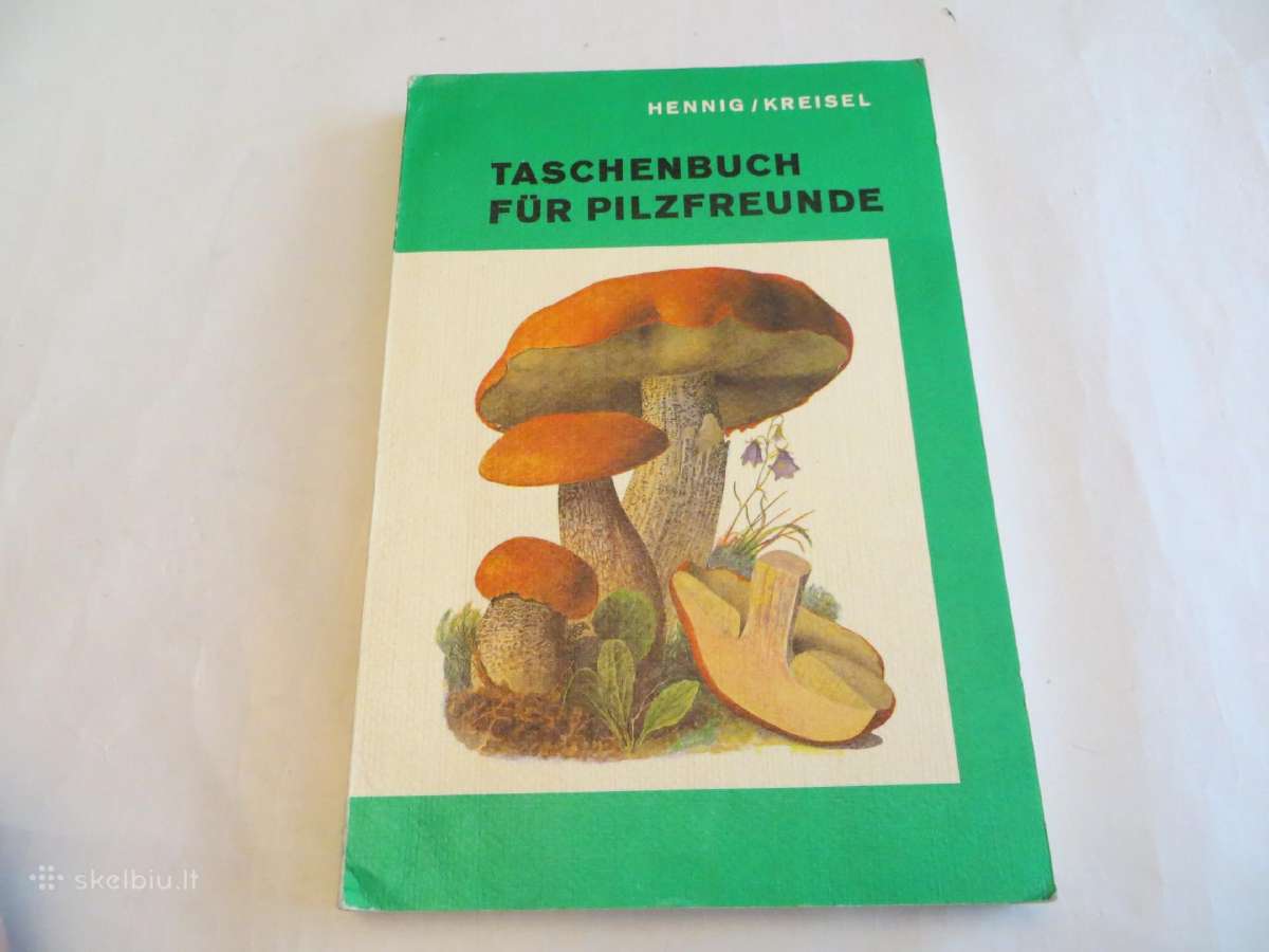 Knyga Kišeninė grybautojų knyga. Vokiškai. 1987