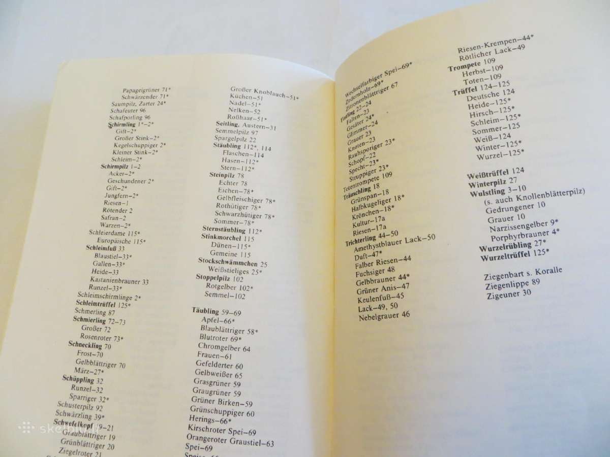 Knyga Kišeninė grybautojų knyga. Vokiškai. 1987 - nuotraukos Nr. 23