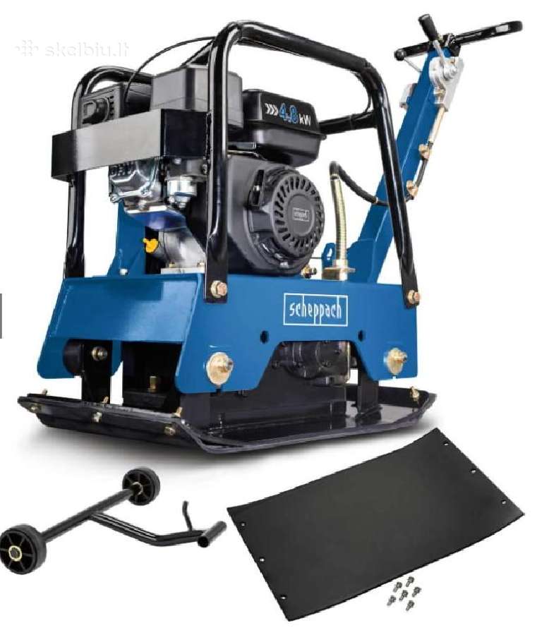 Scheppach Hp2500s, Vibro plokštė 125kg 30kn