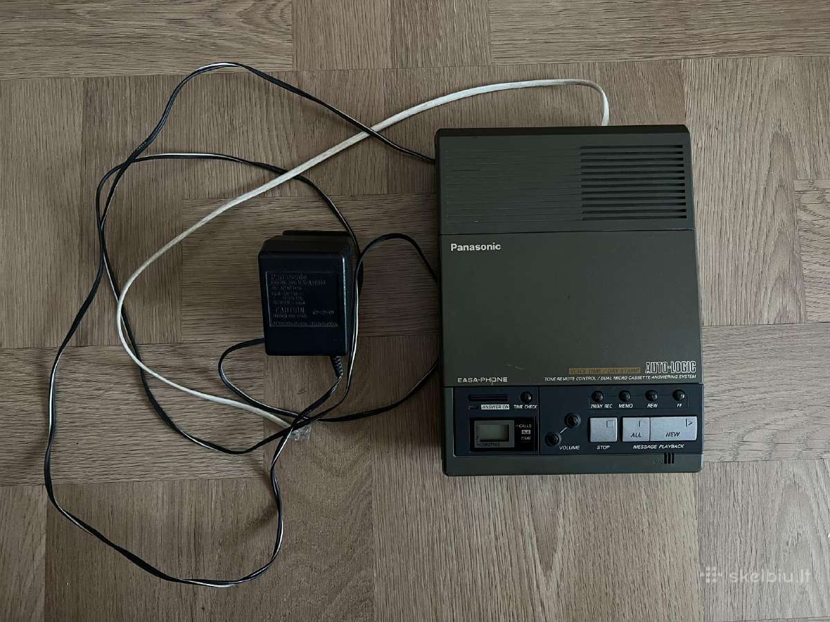 Vintazinis telefono aparatas, lentynele, atsakikli - nuotraukos Nr. 9