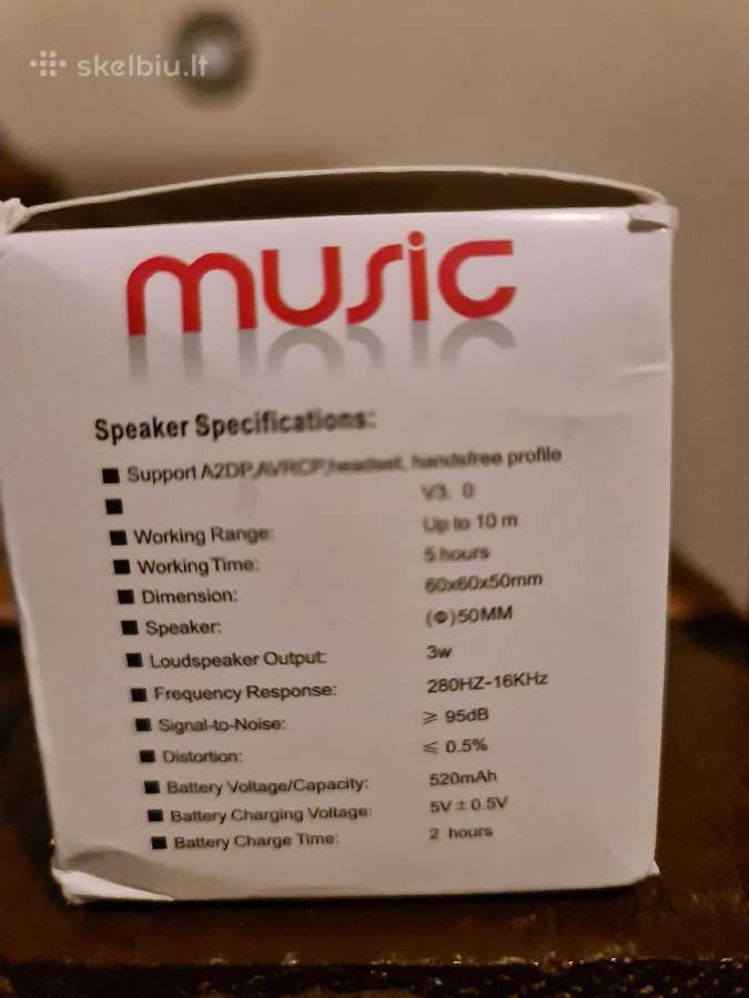 Parduodu Bluetooth kolonele - nuotraukos Nr. 3