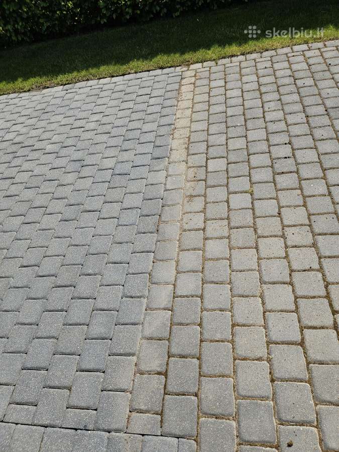 Trinkelių, fasadų, terasų, tvorų plovimas, valymas - nuotraukos Nr. 12