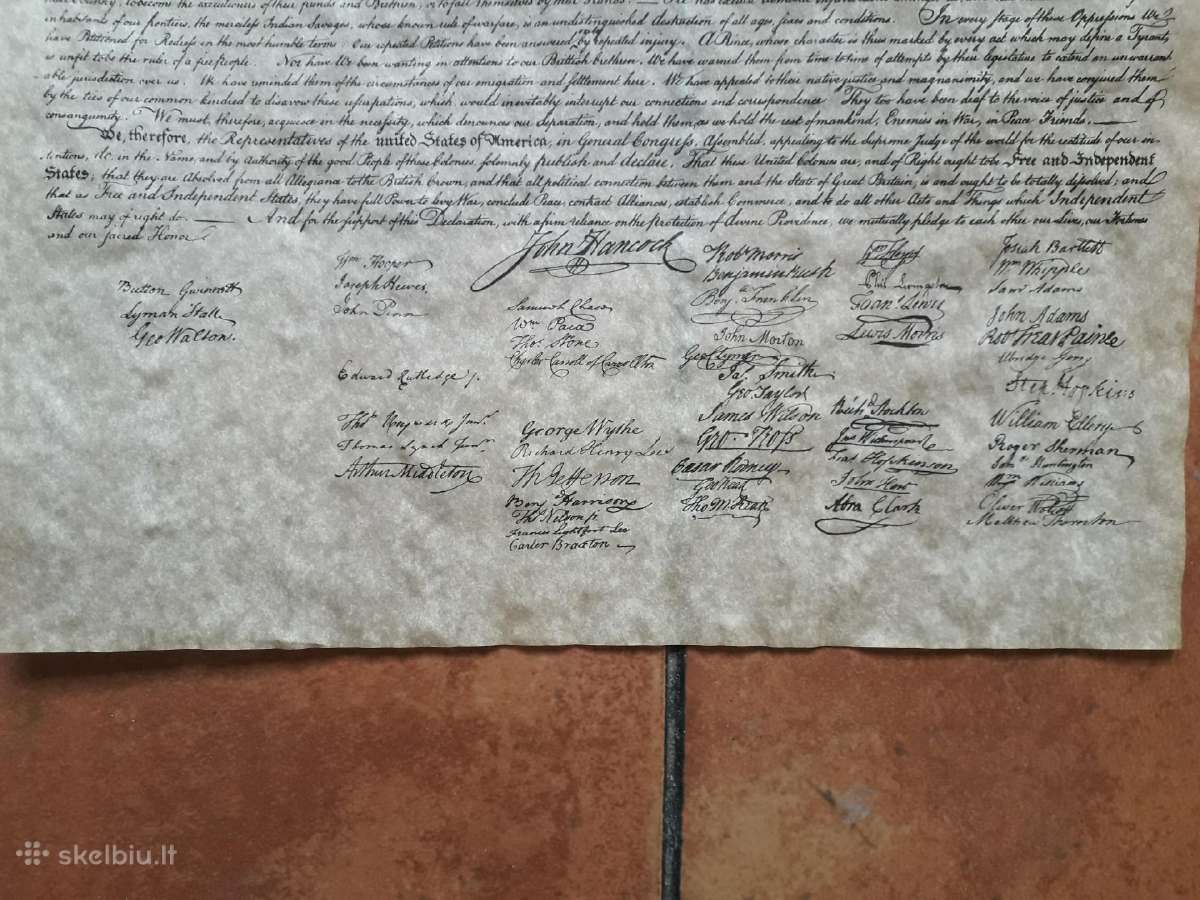 Svarbiausi JAV dokumentai. Replikos. - nuotraukos Nr. 5