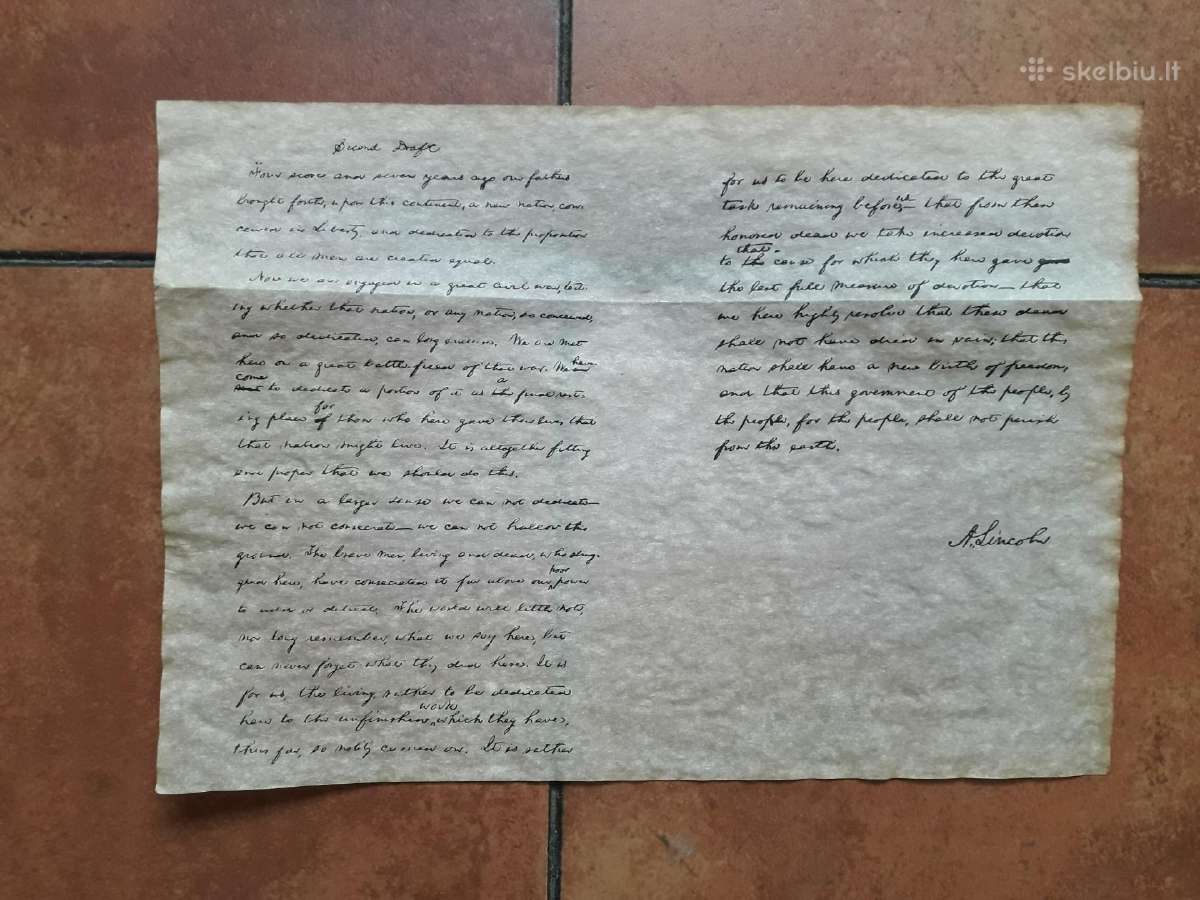 Svarbiausi JAV dokumentai. Replikos. - nuotraukos Nr. 8