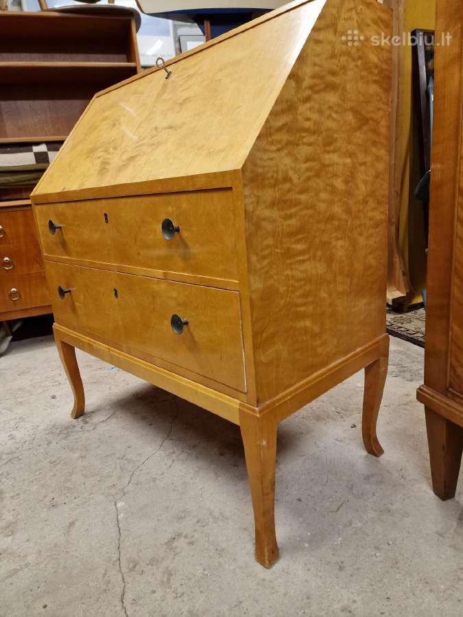 Vintažinis mid century sekreteras - nuotraukos Nr. 7