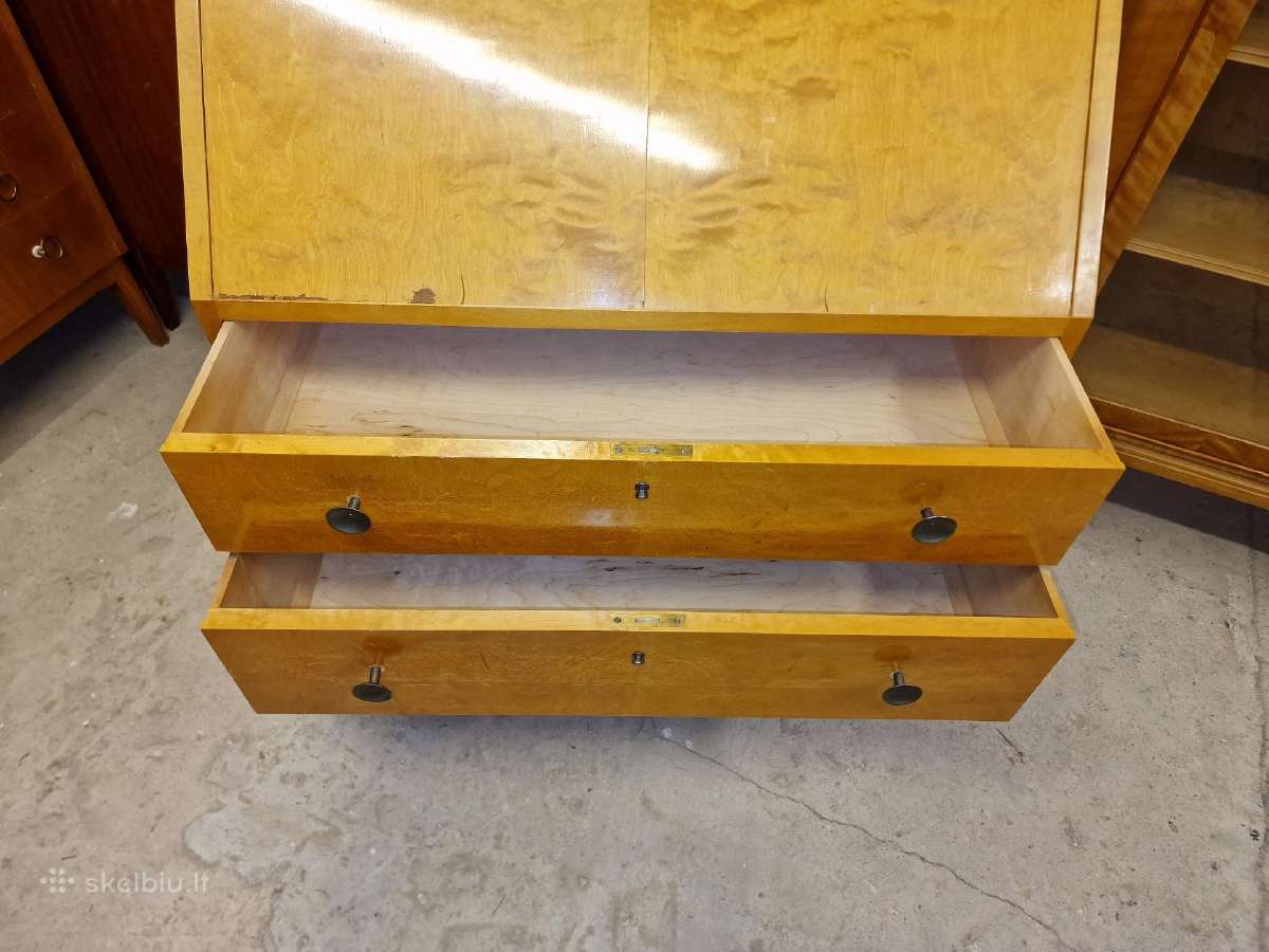 Vintažinis mid century sekreteras - nuotraukos Nr. 8