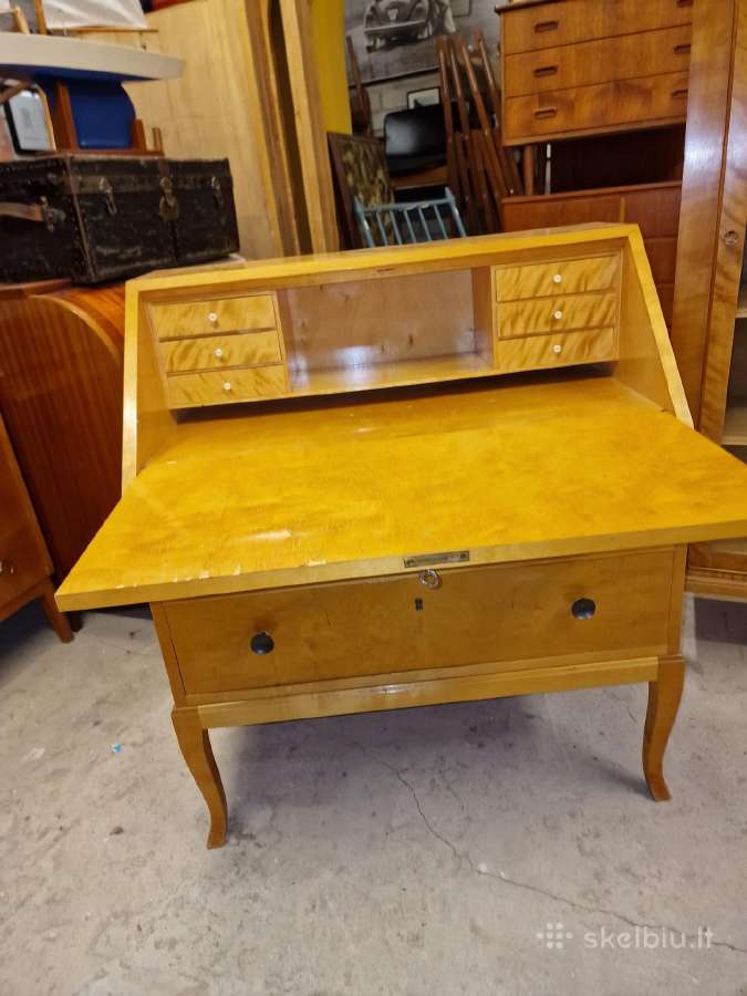 Vintažinis mid century sekreteras - nuotraukos Nr. 10