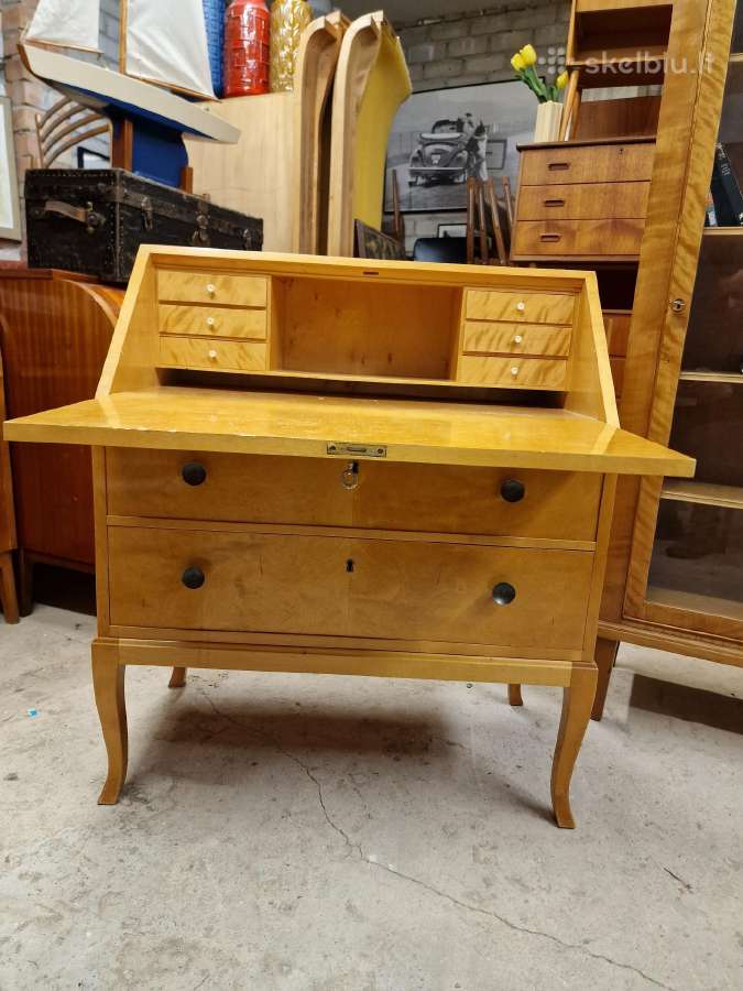 Vintažinis mid century sekreteras - nuotraukos Nr. 12