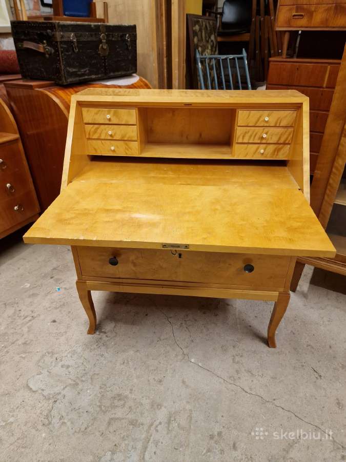 Vintažinis mid century sekreteras - nuotraukos Nr. 13