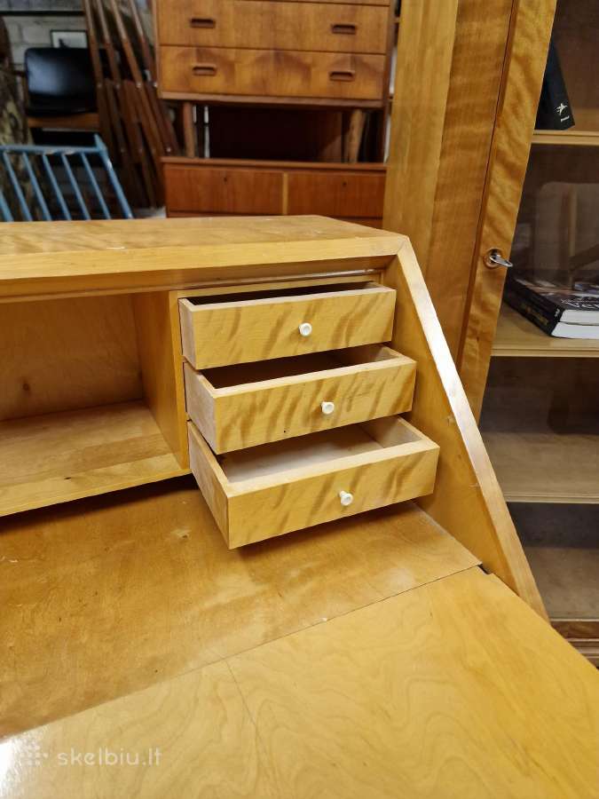 Vintažinis mid century sekreteras - nuotraukos Nr. 16