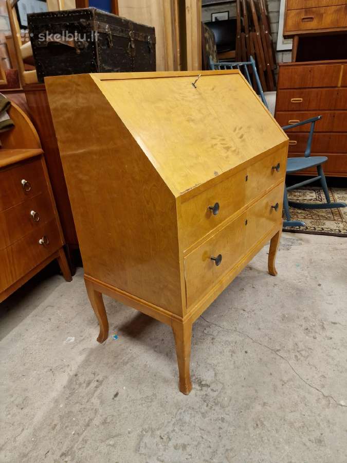 Vintažinis mid century sekreteras - nuotraukos Nr. 18