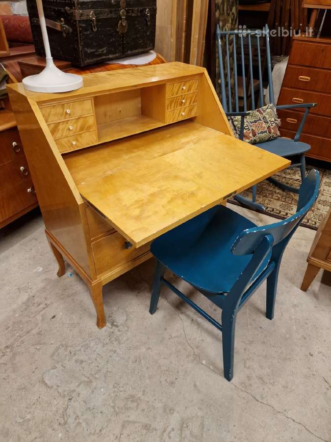 Vintažinis mid century sekreteras - nuotraukos Nr. 23