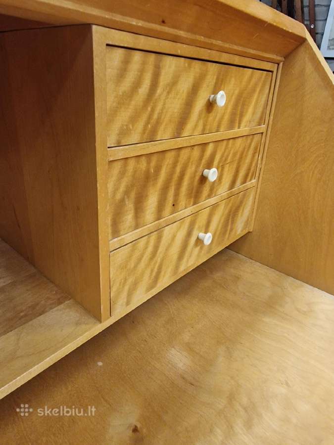 Vintažinis mid century sekreteras - nuotraukos Nr. 28