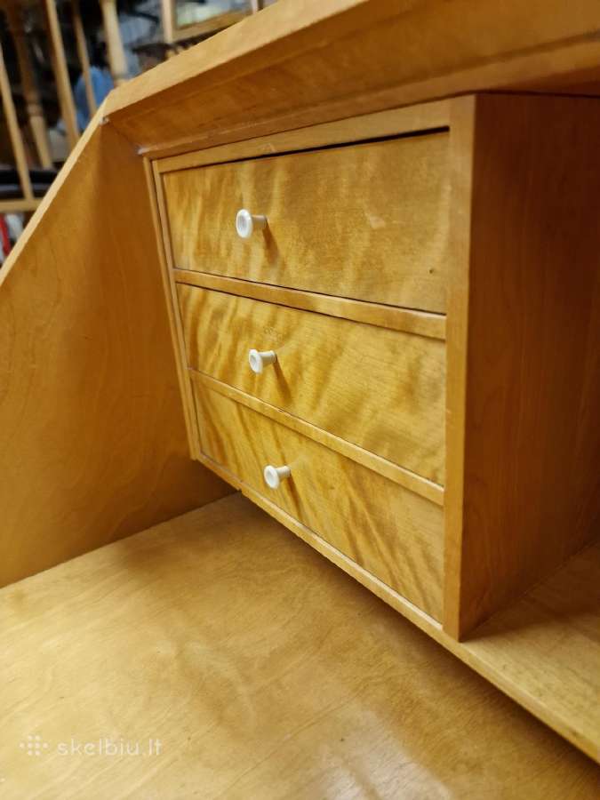 Vintažinis mid century sekreteras - nuotraukos Nr. 29