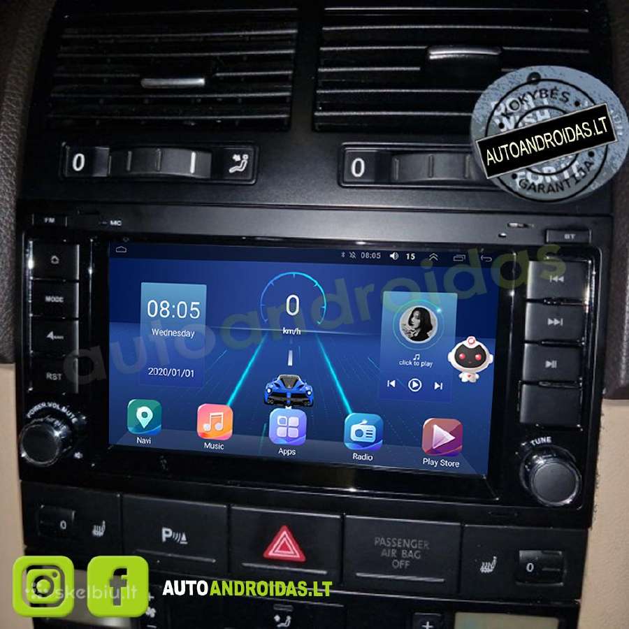 Vw Touareg 2004-11 Android multimedia Usb/GPS