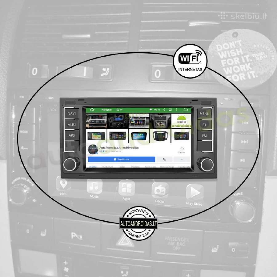 Vw Touareg 2004-11 Android multimedia Usb/GPS - nuotraukos Nr. 3