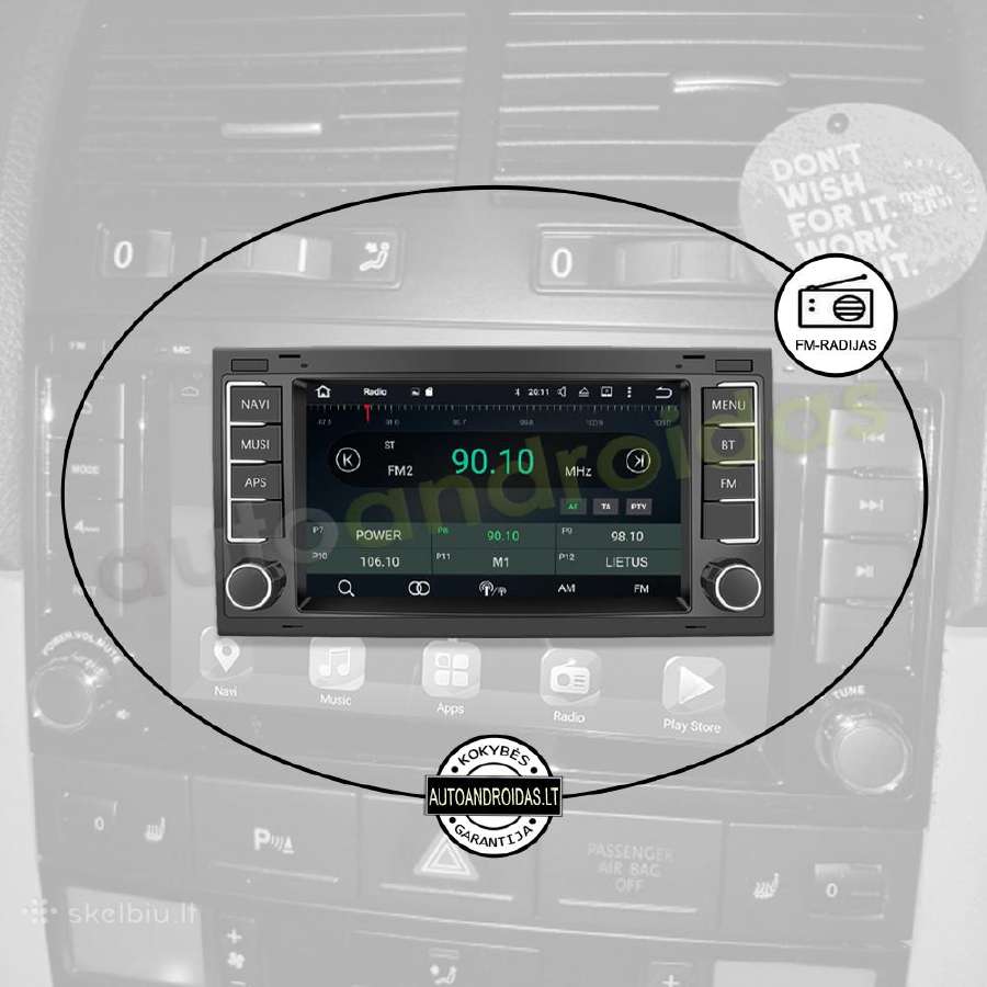 Vw Touareg 2004-11 Android multimedia Usb/GPS - nuotraukos Nr. 4