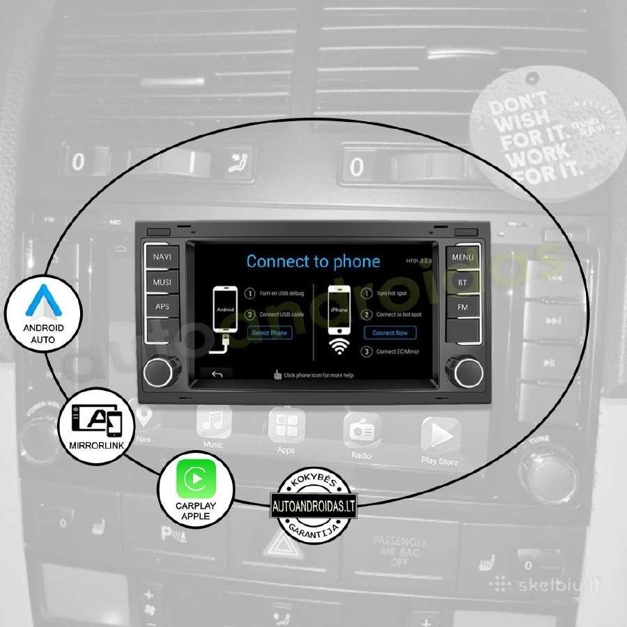 Vw Touareg 2004-11 Android multimedia Usb/GPS - nuotraukos Nr. 10