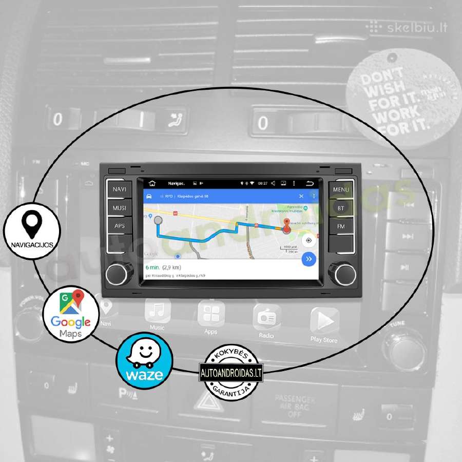Vw Touareg 2004-11 Android multimedia Usb/GPS - nuotraukos Nr. 11