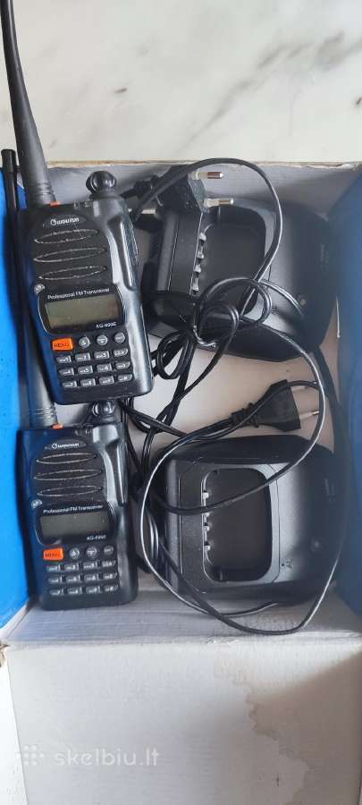 Parduodamos naudotos racijos Wouxun two way radio - nuotraukos Nr. 2