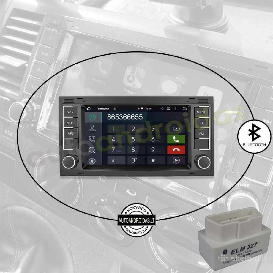 Multivan T5 Transporter Android multimedia GPS/bt - nuotraukos Nr. 5