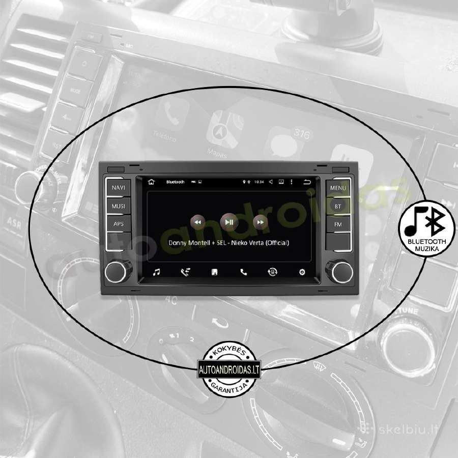 Multivan T5 Transporter Android multimedia GPS/bt - nuotraukos Nr. 6