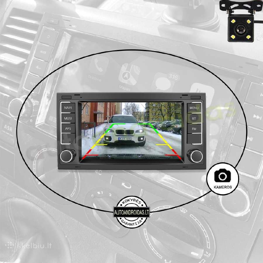 Multivan T5 Transporter Android multimedia GPS/bt - nuotraukos Nr. 7