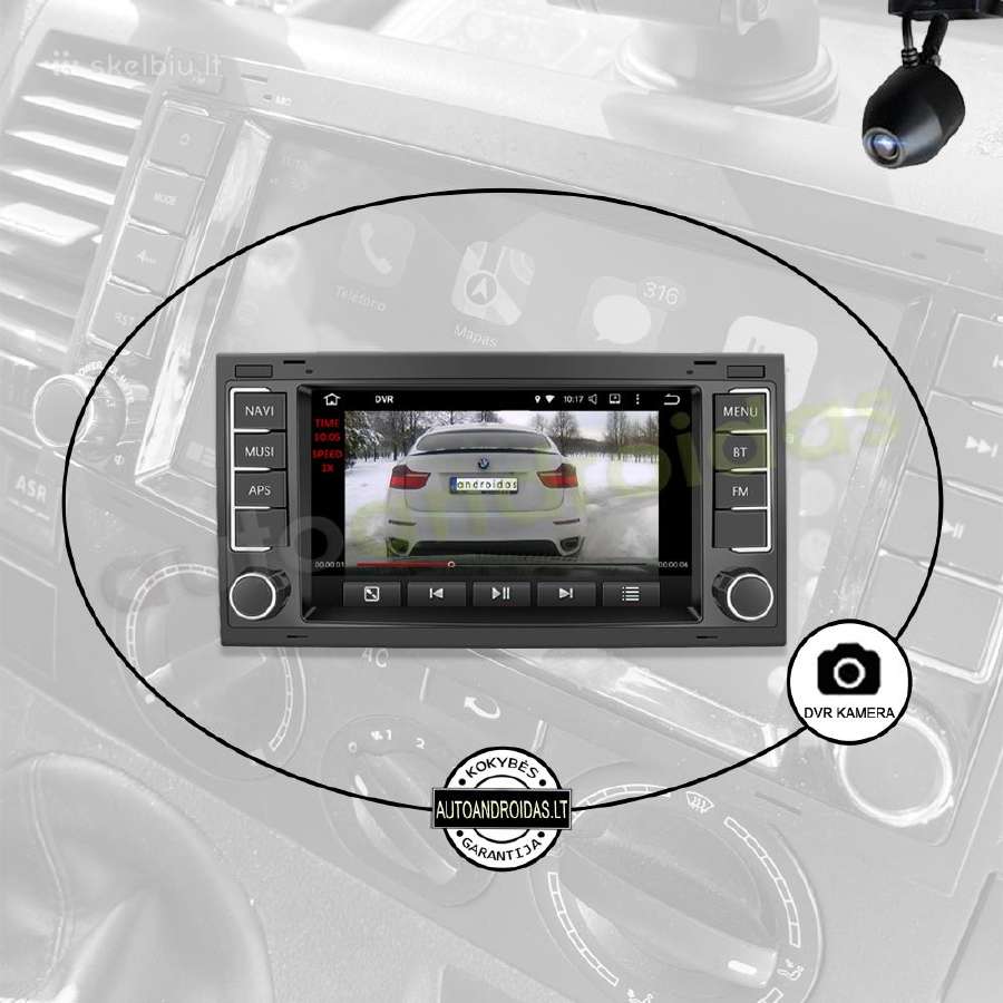 Multivan T5 Transporter Android multimedia GPS/bt - nuotraukos Nr. 8
