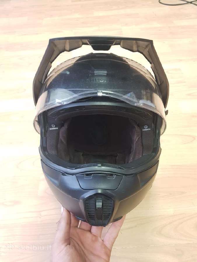 Modulinis šalmas Schuberth E1 + Scala Rider G9