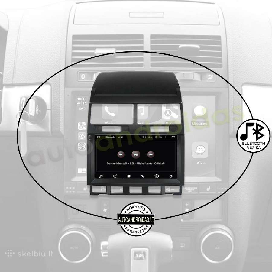 Volkswagen Touareg 2004-11 Android multimedia GPS - nuotraukos Nr. 6