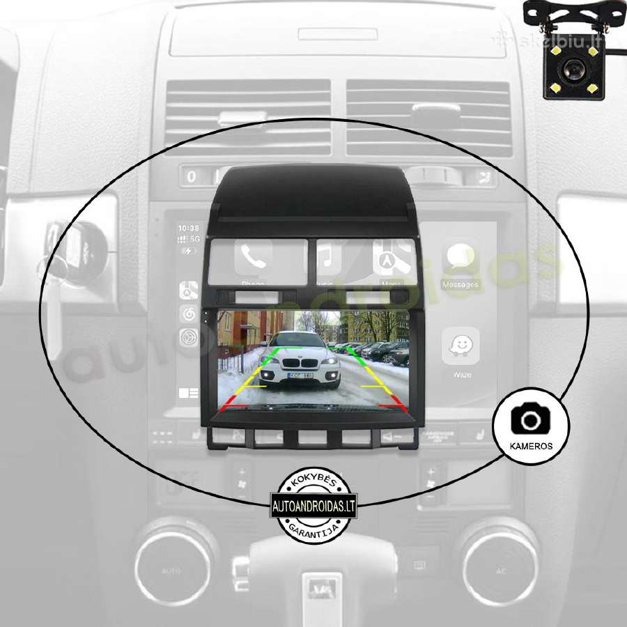 Volkswagen Touareg 2004-11 Android multimedia GPS - nuotraukos Nr. 7
