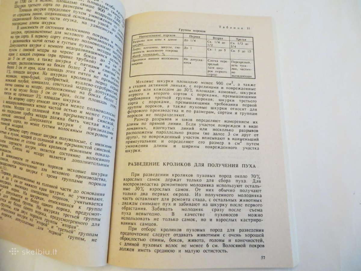 Knyga Triušiai nutrijos ir paukščiai Veisimas 1991 - nuotraukos Nr. 16