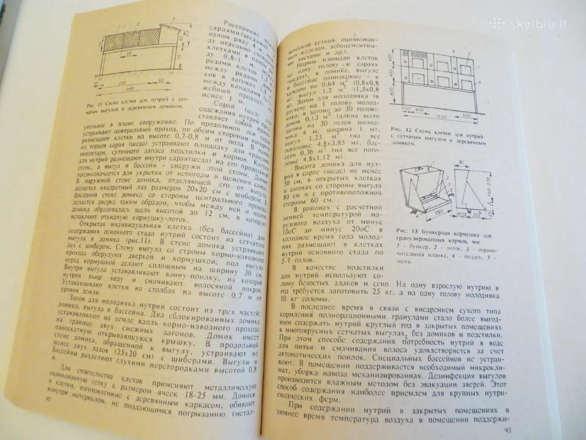 Knyga Triušiai nutrijos ir paukščiai Veisimas 1991 - nuotraukos Nr. 20