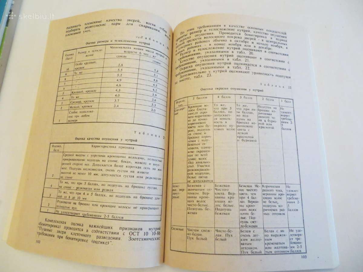 Knyga Triušiai nutrijos ir paukščiai Veisimas 1991 - nuotraukos Nr. 21