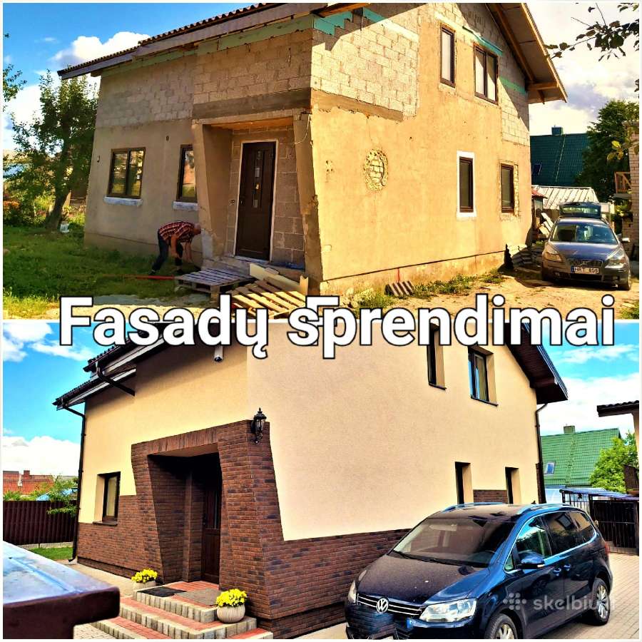 Fasadų šiltinimas, dekoras, klinkeris. Klaipėda - nuotraukos Nr. 19