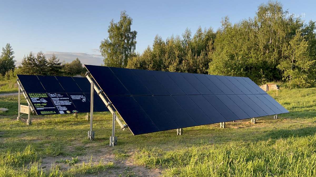 Antžeminė konstrukcija saulės elektrinei - nuotraukos Nr. 4