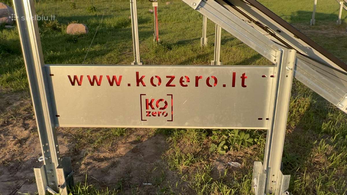 Antžeminė konstrukcija saulės elektrinei - nuotraukos Nr. 10