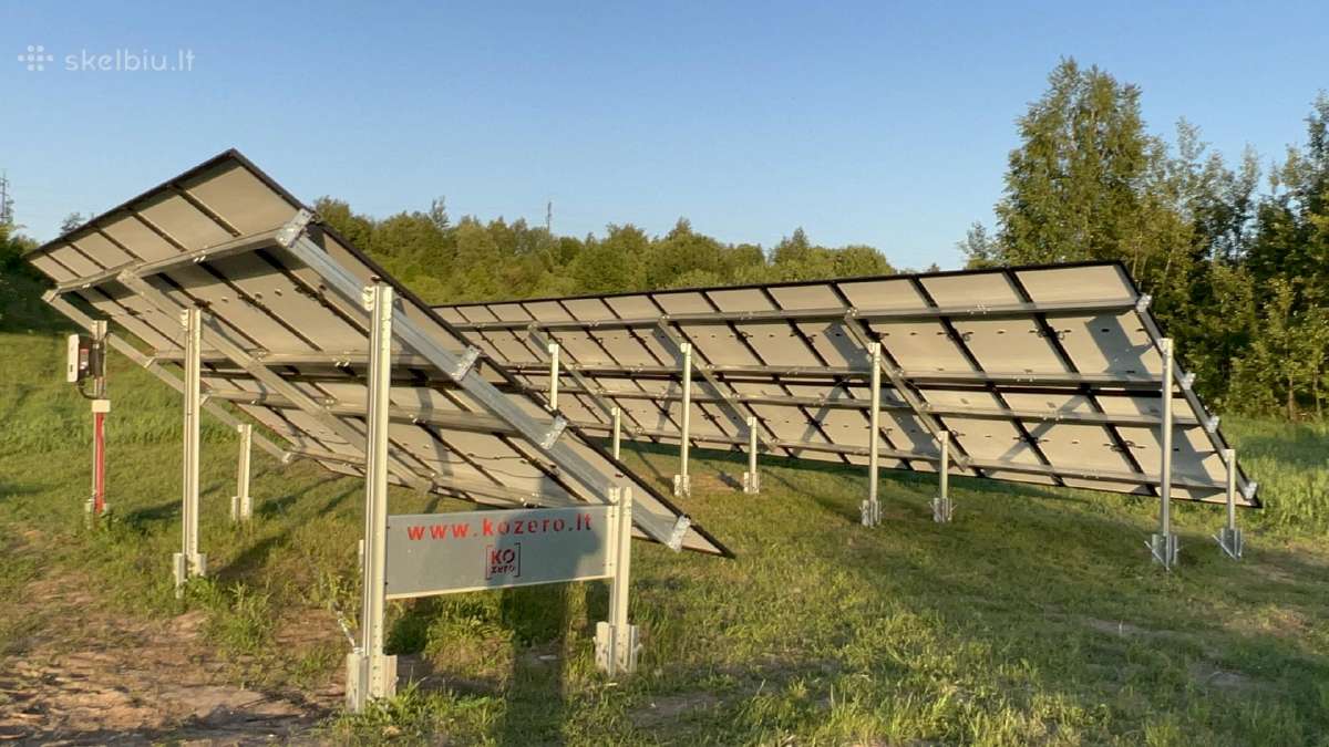 Antžeminė konstrukcija saulės elektrinei - nuotraukos Nr. 12