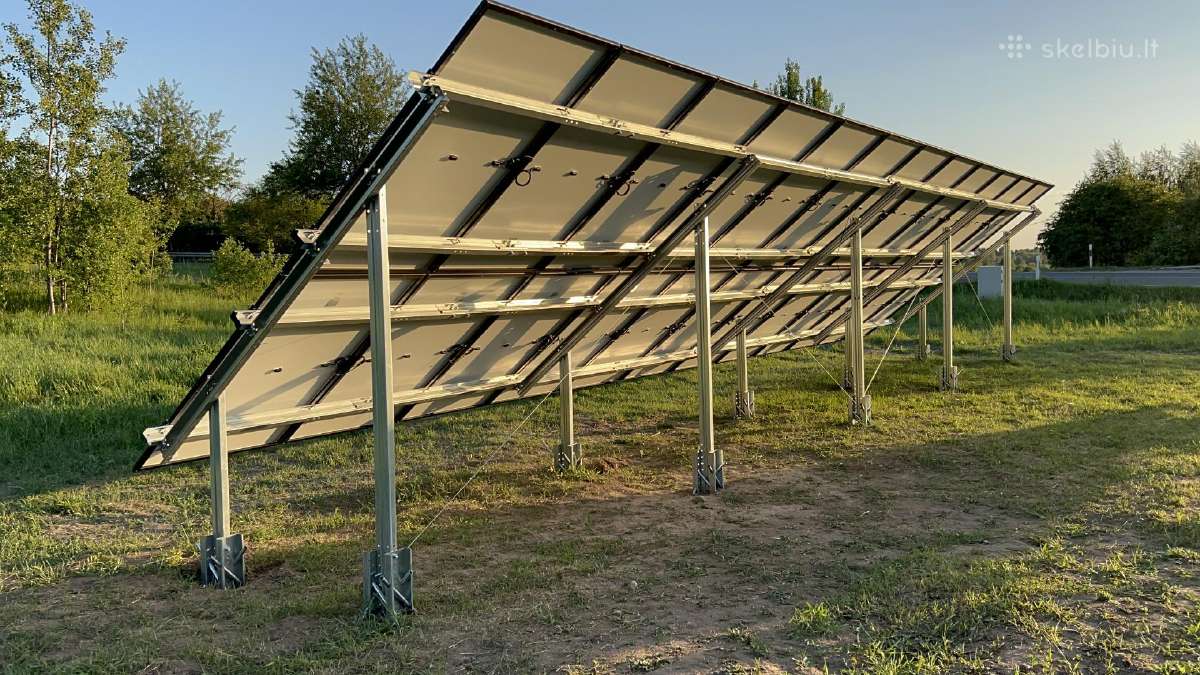 Antžeminė konstrukcija saulės elektrinei - nuotraukos Nr. 11
