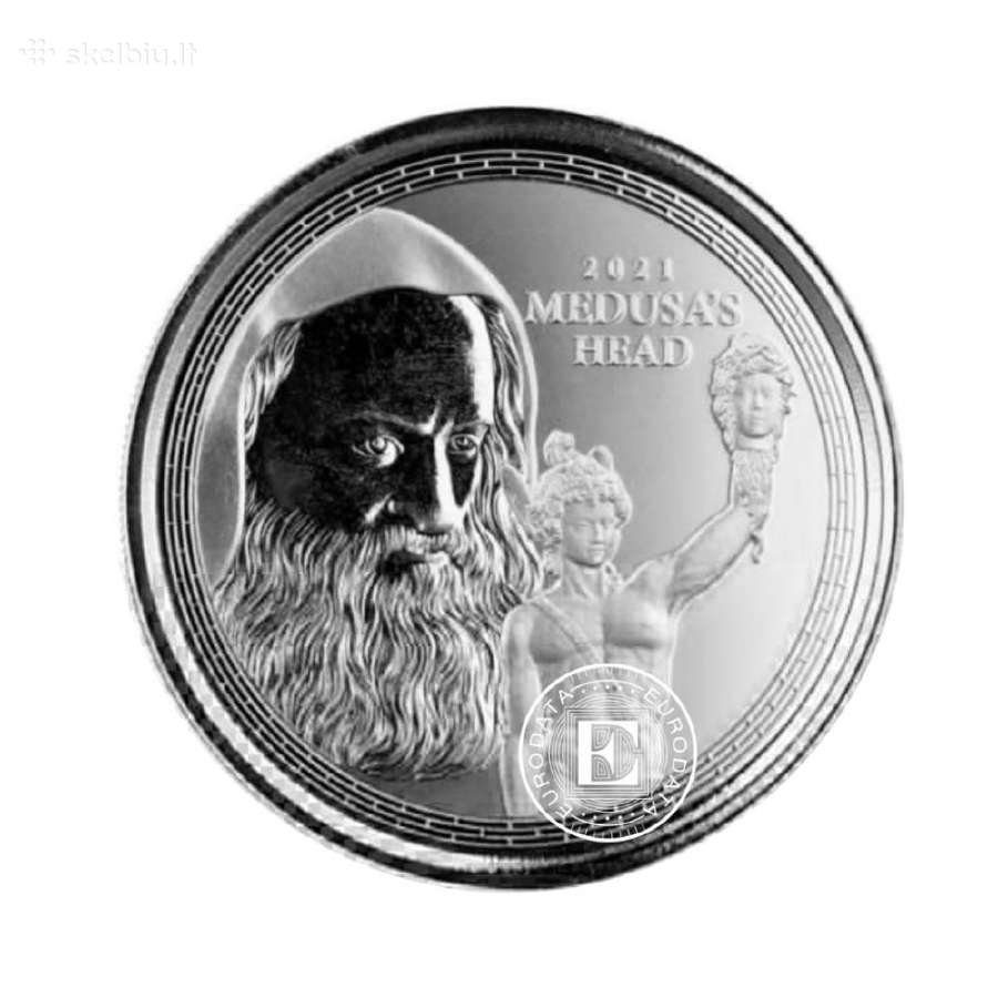 1 oz moneta Perseus Head of Medusa, Gibraltar 2021