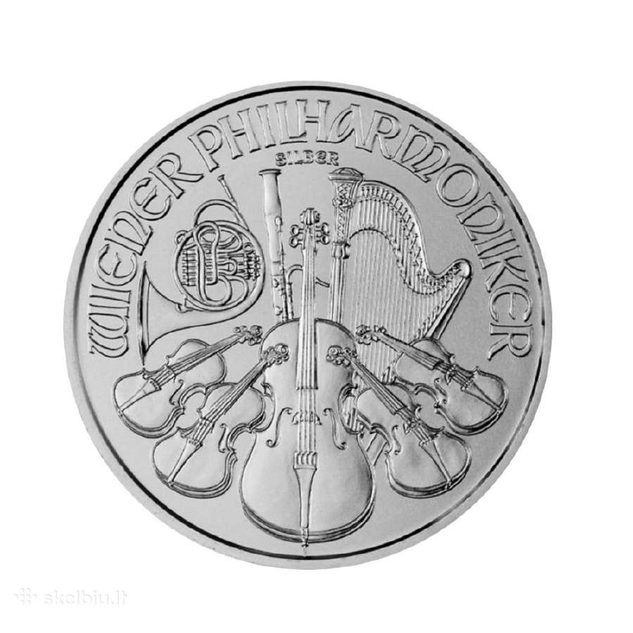 1 oz sidabrinė moneta Vienos Filharmonija, 2023