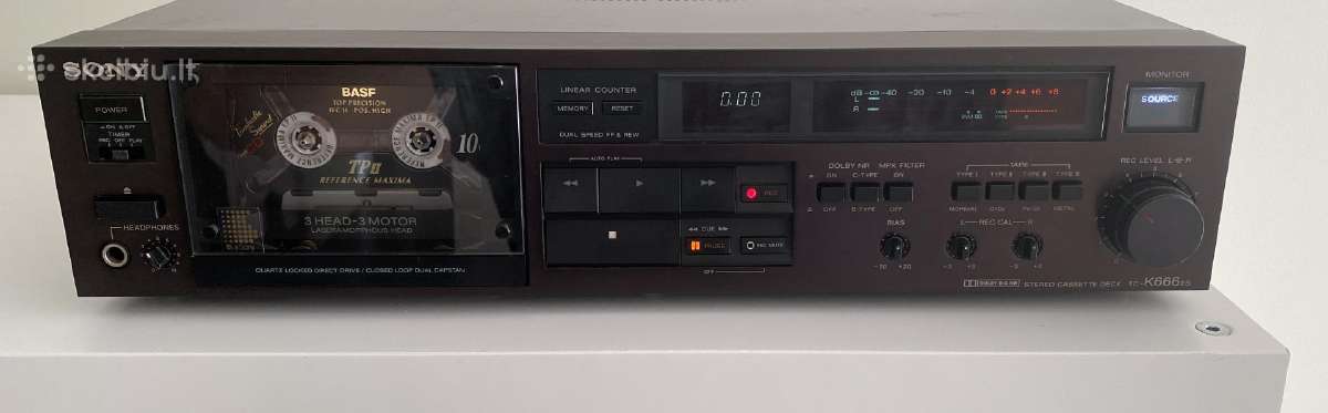 Sony Tc K666es magnetofonas - nuotraukos Nr. 4