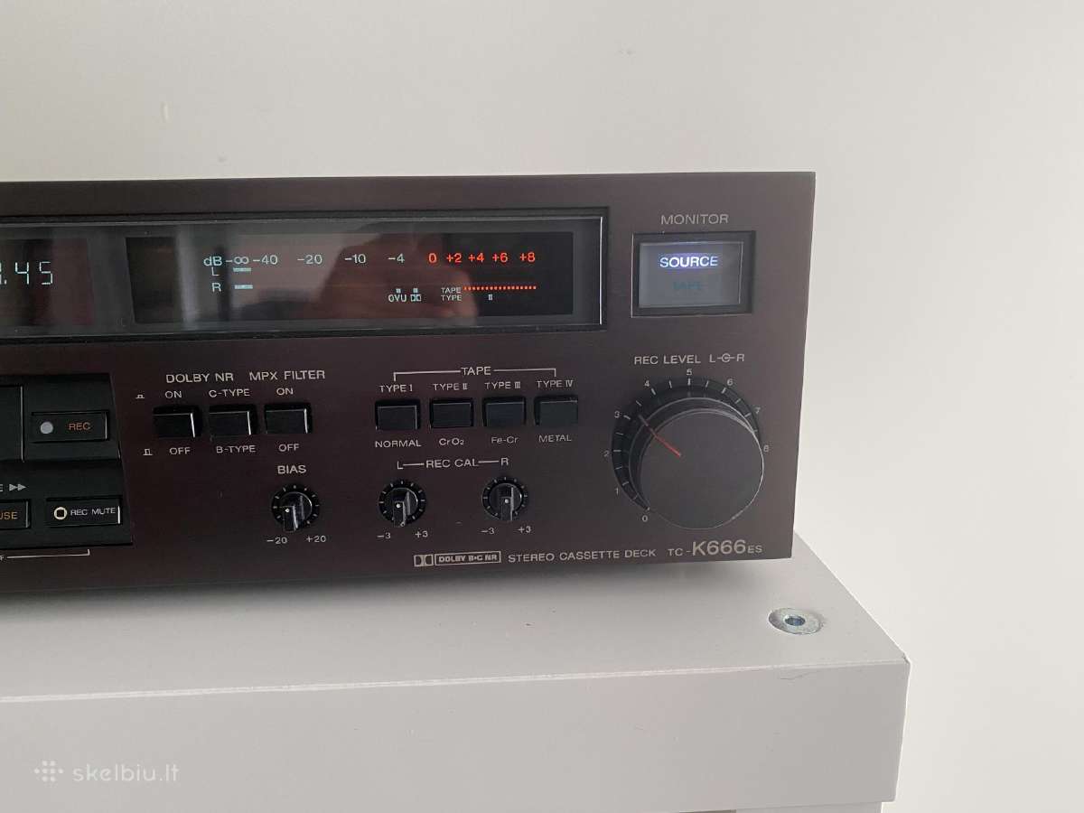 Sony Tc K666es magnetofonas - nuotraukos Nr. 8