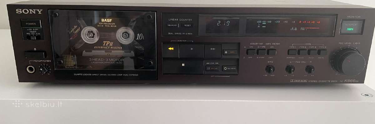 Sony Tc K666es magnetofonas - nuotraukos Nr. 9