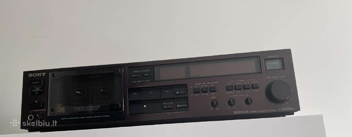 Sony Tc K666es magnetofonas - nuotraukos Nr. 19