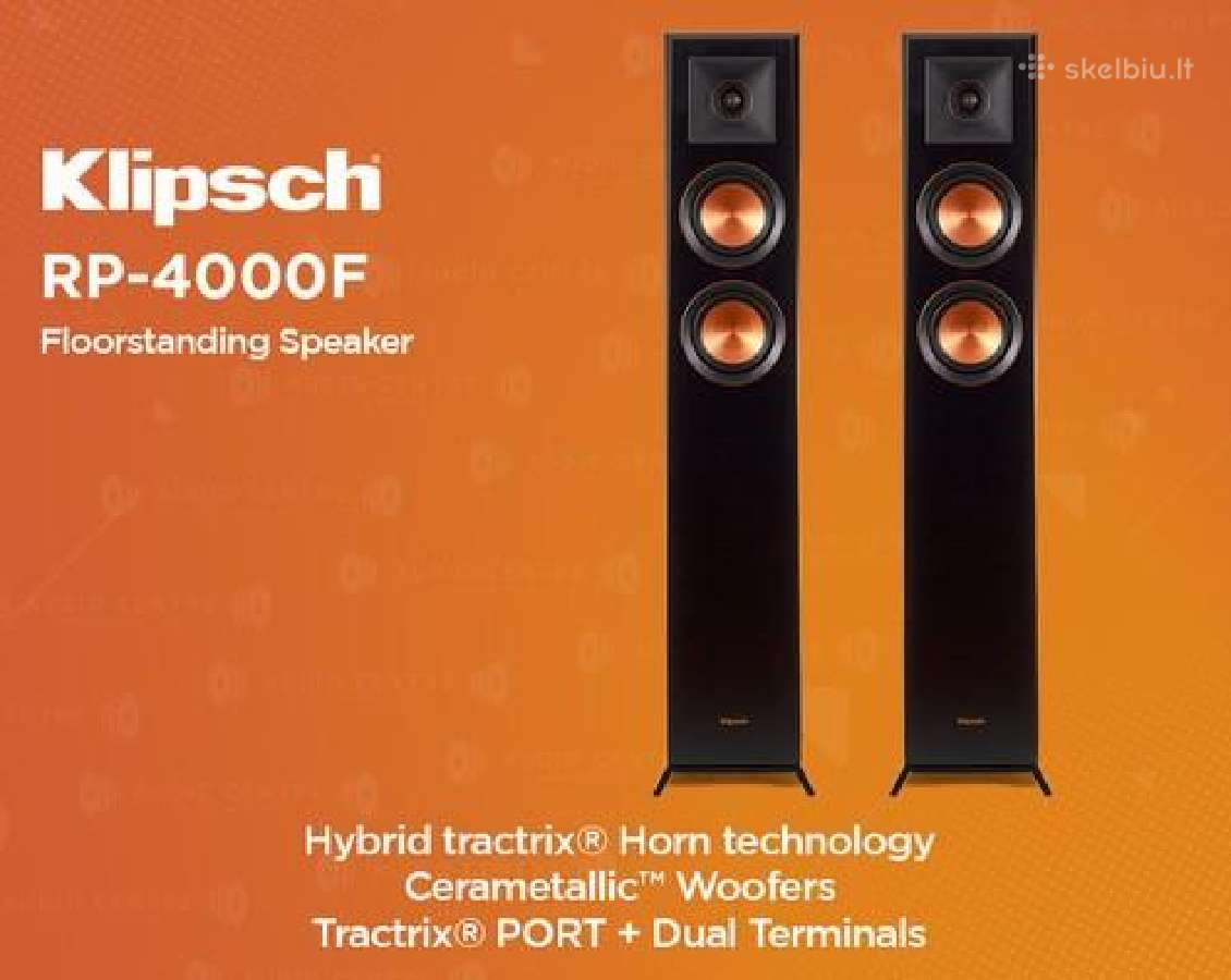 Klipsch rp-4000f garso kolonelės / Denon Pma-600ne - nuotraukos Nr. 2