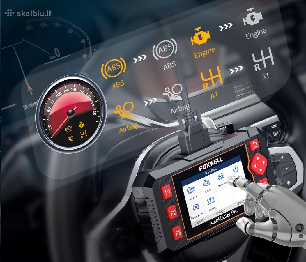 Diagnostikos prietaisas Obd2 Foxwell Nt604 - nuotraukos Nr. 3