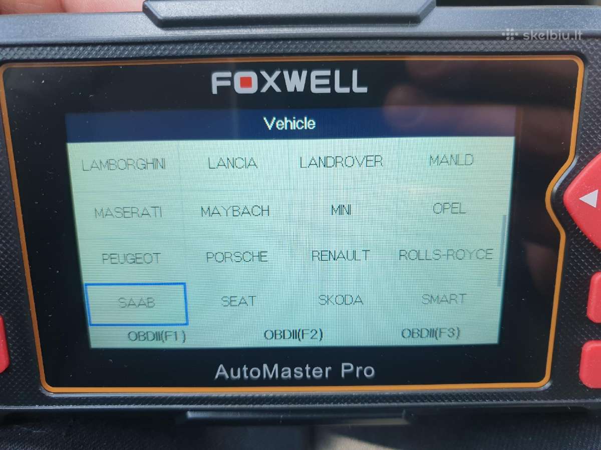 Diagnostikos prietaisas Obd2 Foxwell Nt604 - nuotraukos Nr. 13